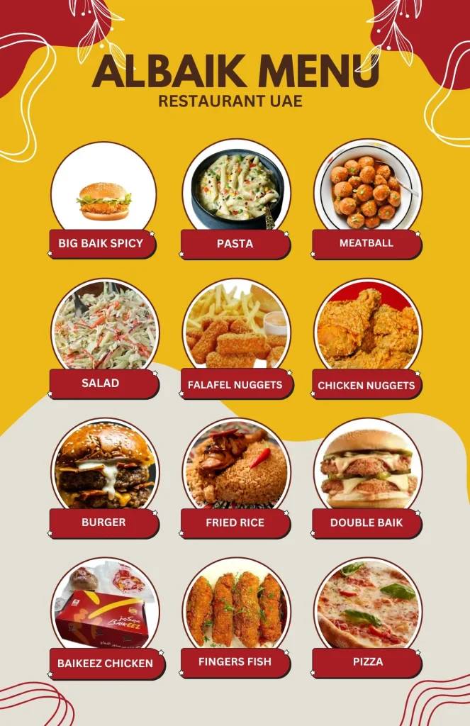 Al baik menu